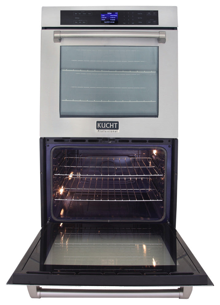Kucht 30 in. Double Electric Wall Oven with Convection in Stainless Steel