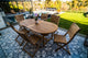 Nordic Style Natural Teak Folding Dining Chair