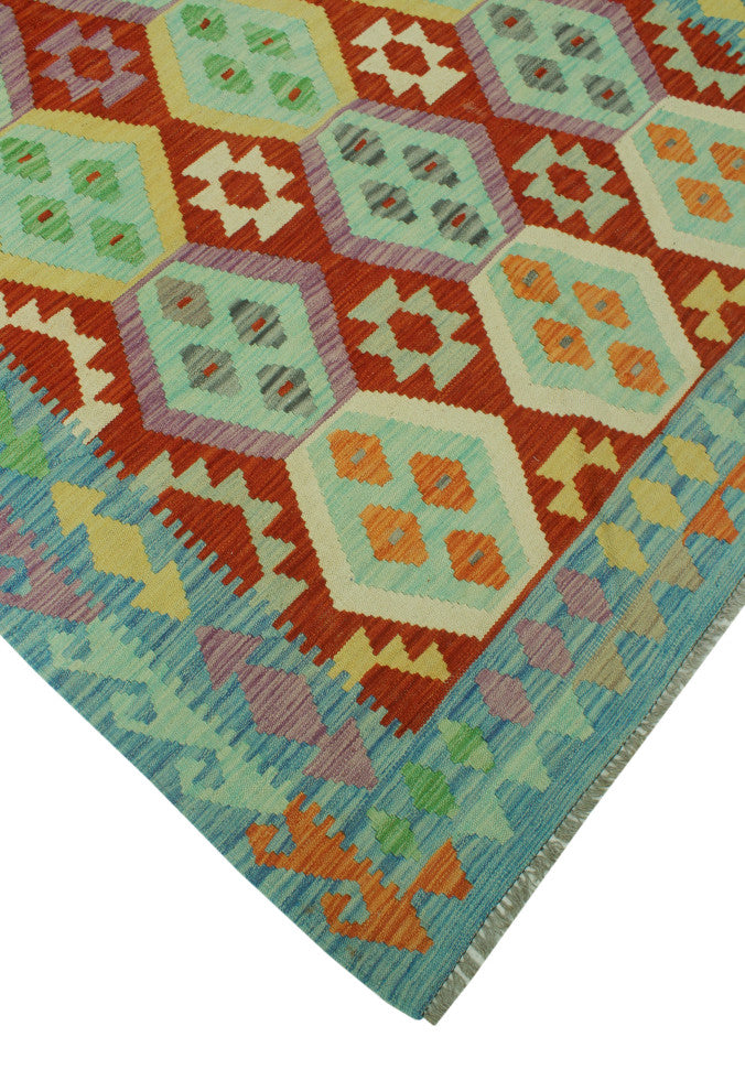 Sangat Kilim Ndale Rust Rug