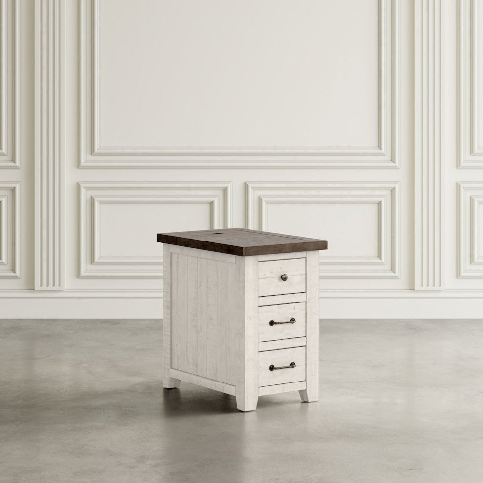 Harris USB Charging Chairside Table