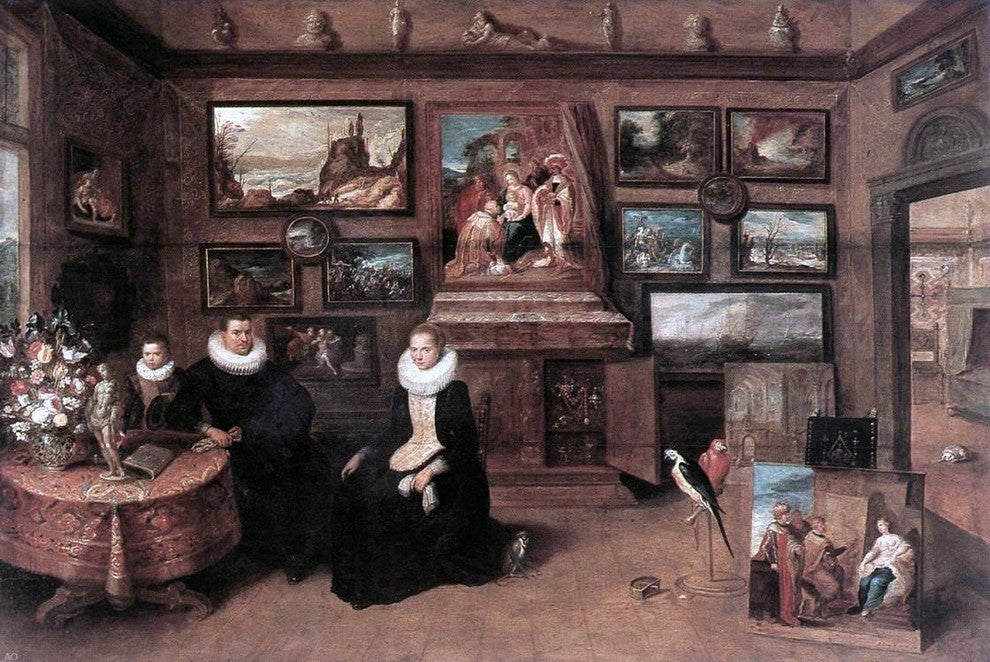 II Frans Francken Sebastiaan Leerse in his Gallery Gallery Wrap Canvas, 18"x27"