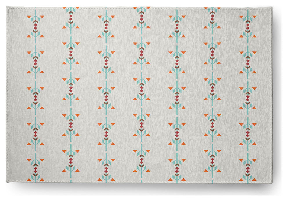 Jodhpur Stripe Spring Chenille Rug, Blue, 2'x3'