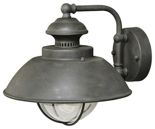 Harwich 10" Outdoor Wall Light Textured Gray