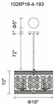 Belinda 4 Light Chandelier With Champagne Finish