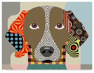 Lanre Adefioye 'Weimaraner' Canvas Art, 19"x14"