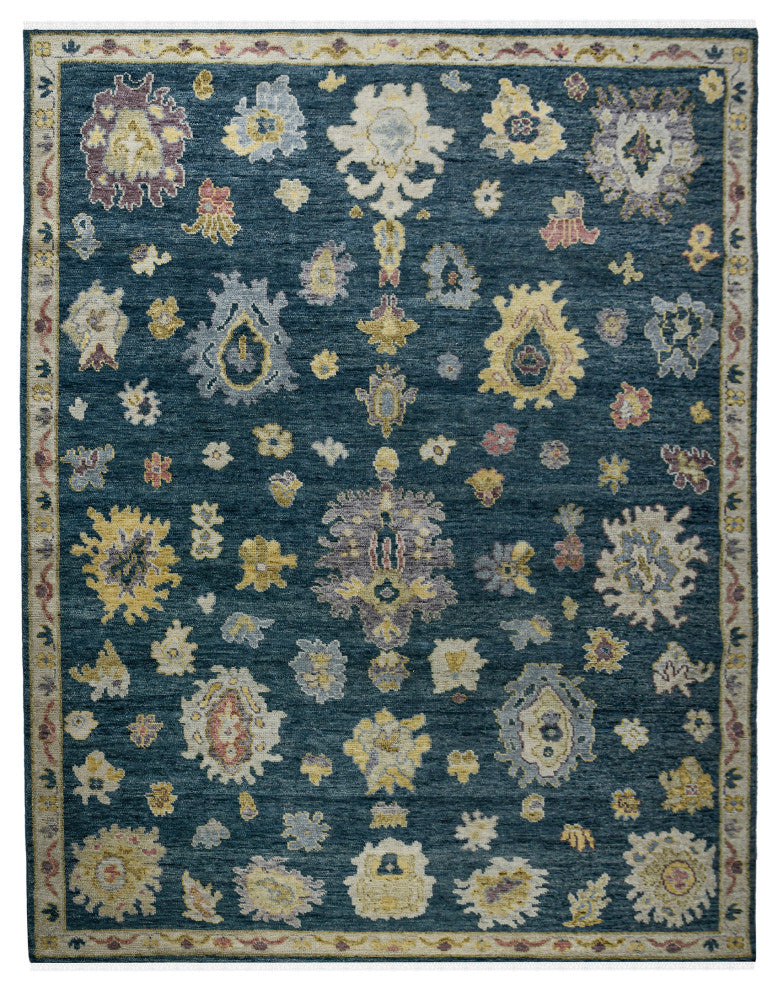 Jaigarh Carmina Area Rug, Blue, 8' x 10', Oriental