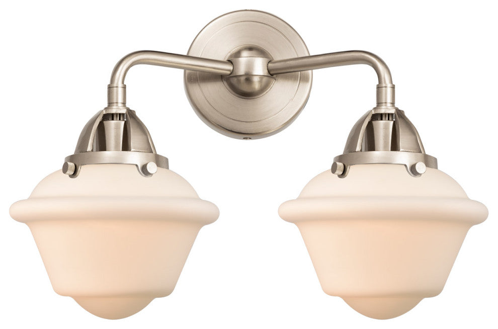 288-2W-SN-G531 2 Light 15.5" Bath Vanity Light, Brushed Satin Nickel