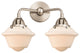 288-2W-SN-G531 2 Light 15.5" Bath Vanity Light, Brushed Satin Nickel