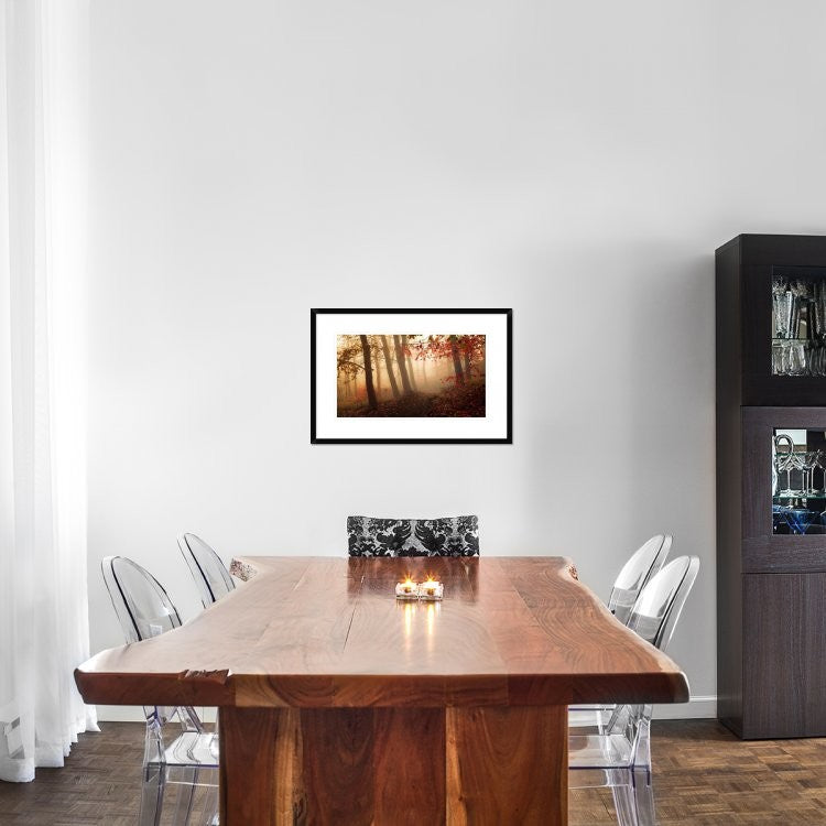 "Towards The Light." Framed Digital Print by Leif Londal, 30"x20"