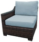 kathy ireland River Brook 6 Piece Wicker Patio Furniture Set, Tranquil