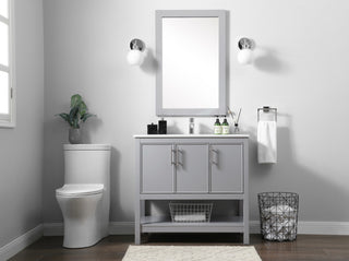 36" SIngle Bathroom Vanity, Grey