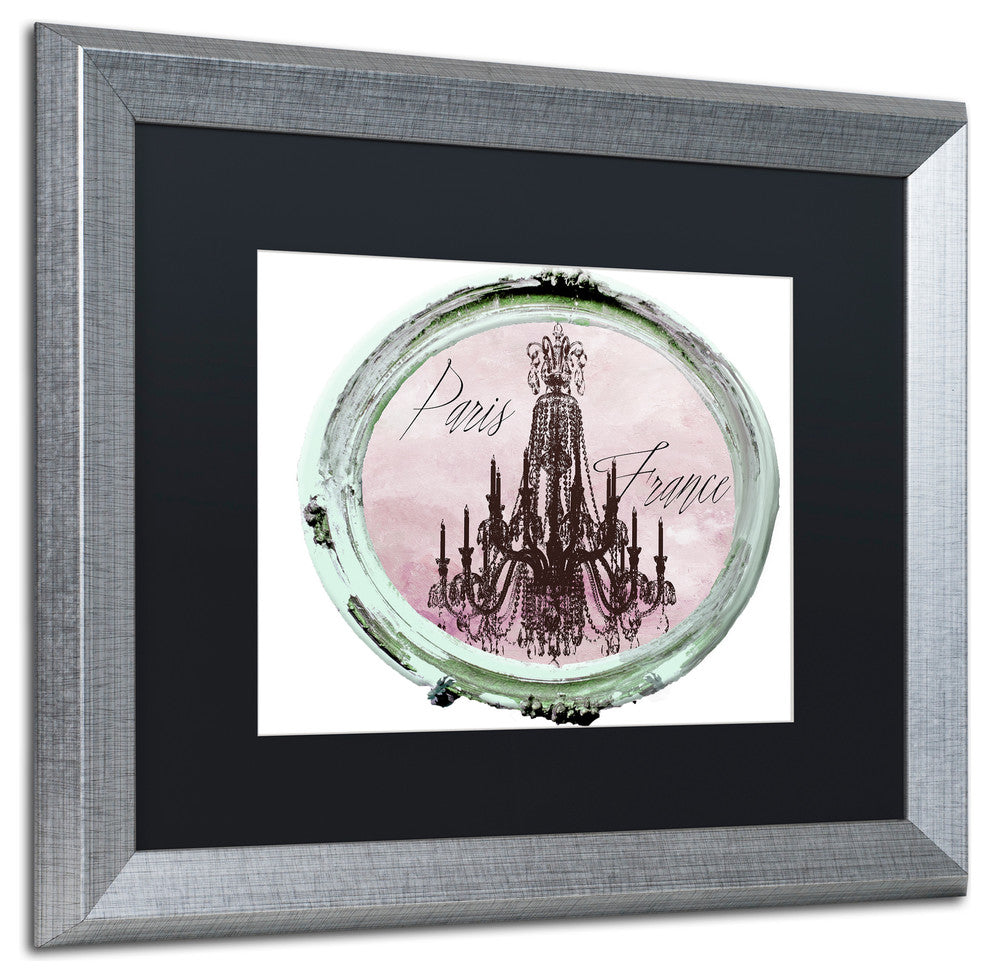 Color Bakery ''Paris in Frames 5'', Silver Frame, Black Mat, 20x16