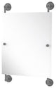 Prestige Regal Rectangular Frameless Rail Mounted Mirror, Matte Gray