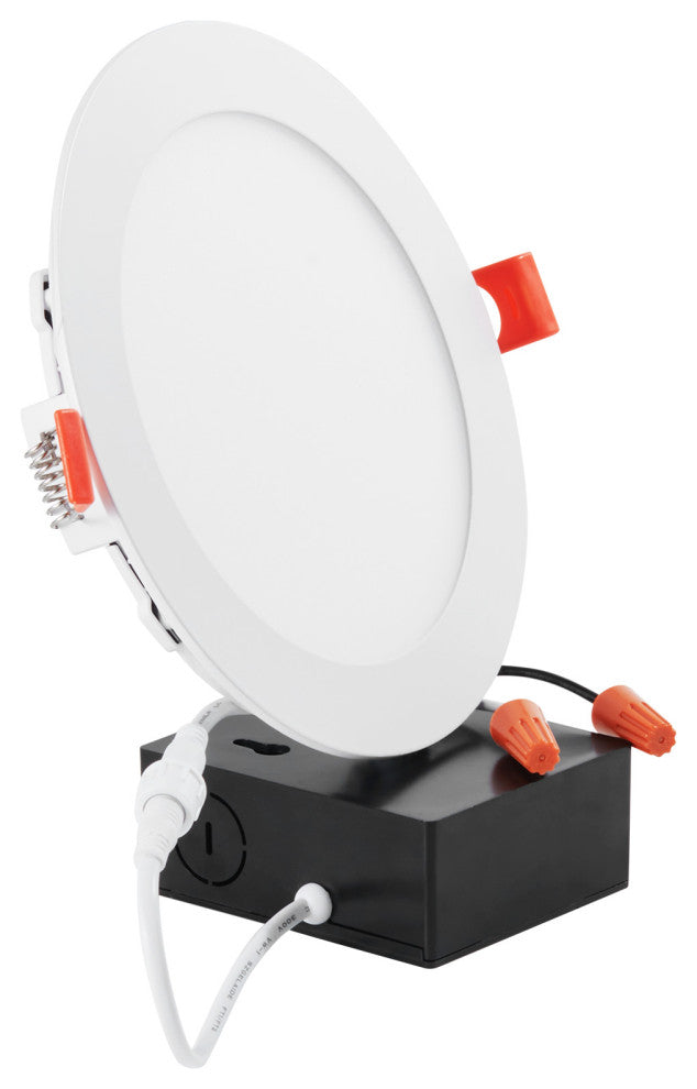 VEVOR LED Recessed Light 4 Pack Canless Ceiling Wafer Downlight 1200LM Dimmable