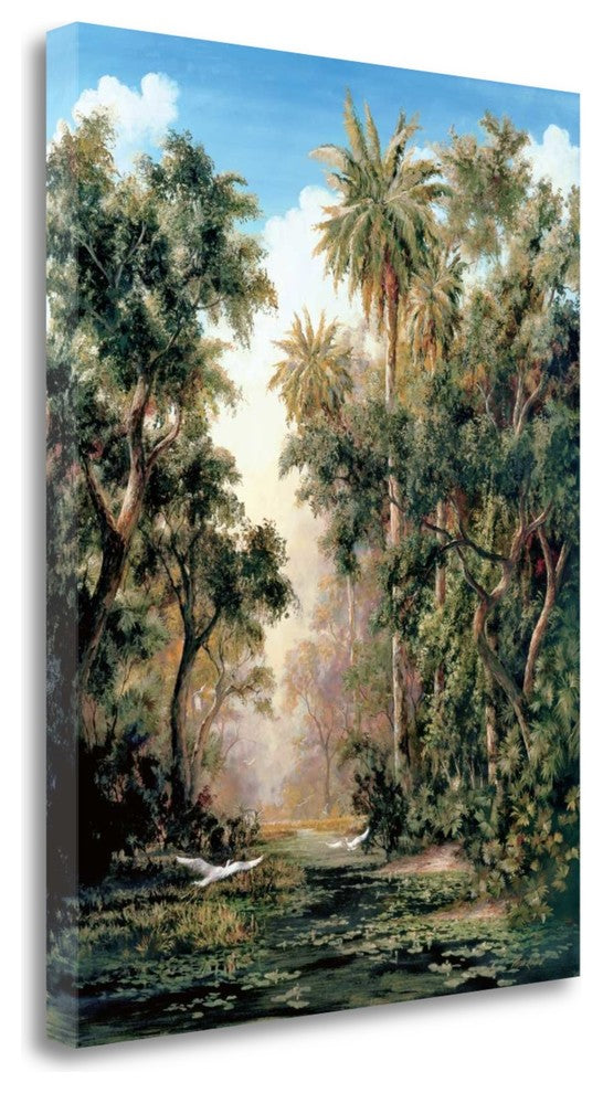 "Birds On Lost River" By Art Fronckowiak, Giclee Print on Gallery Wrap Canvas