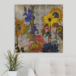 "Garden of Earthly Delights" Wrapped Canvas Art Print, 30"x30"x1.5"