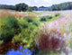 Dennis Miller Bunker Marshland Medfield, 21"x28" Wall Decal