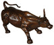 Bronze Wall Street Bull Small Statue