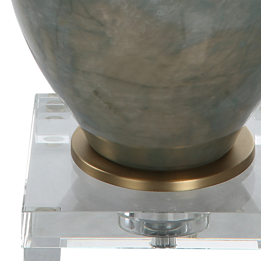 Uttermost 30231 Cardoni Bronze Glass Table Lamp