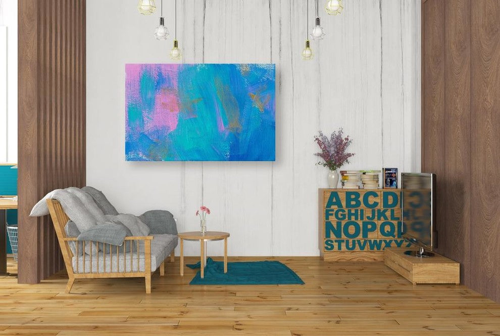 Epic Graffiti ''Color Rave'' Giclee Canvas Wall Art, 40"x26"