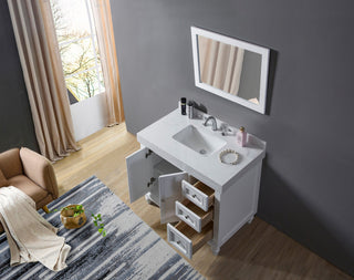 36" Classic Exclusive White Bath Vanity