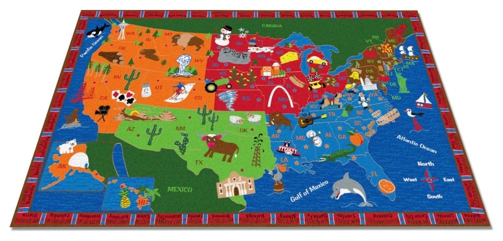 From Sea To Shining Sea Rug