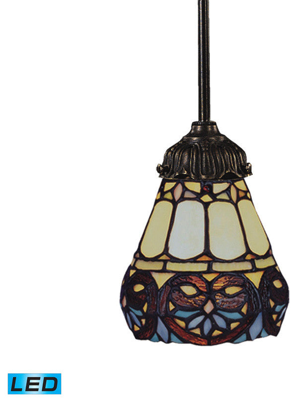 ELK Lighting Mix-n-Match 1-Light LED Pendant, Tiffany Bronze