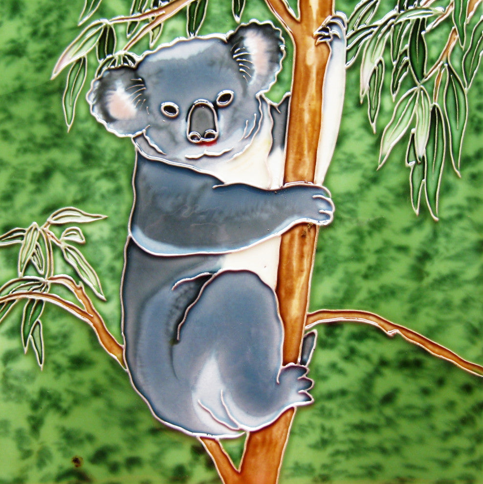 4x4" Koala Art Tile Ceramic Drink Holder Coaster
