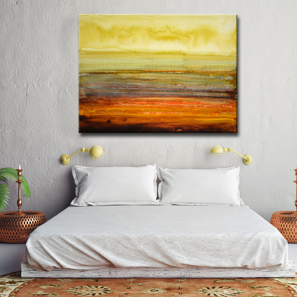 Ready2Hangart 'Amber Coast' By Norman Wyatt, Jr. Canvas Art, 20" Hx30" W