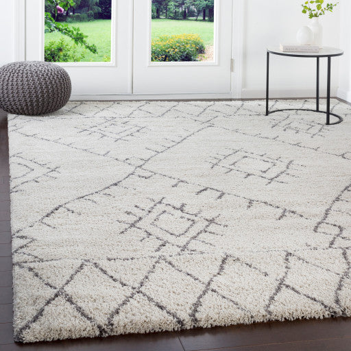Surya Wilder WDR-2003 5'3"x7'7" Rug, Khaki/Medium Gray