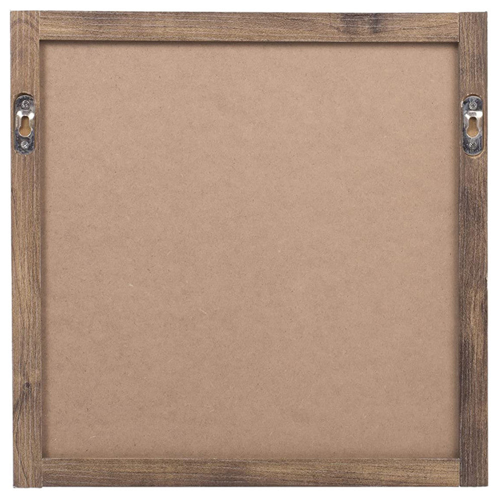 Small Square Cubbi Floating Wall Shelf, 5.8"L x 11.8"W x 11.8"H, Brown