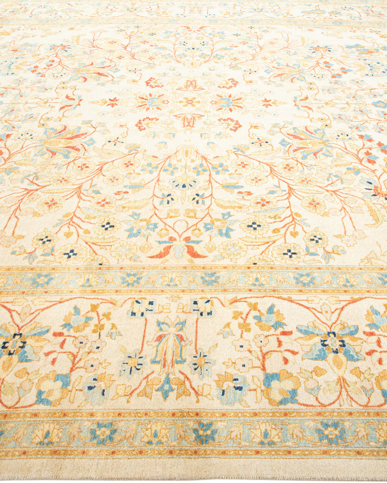 Mogul, One-of-a-Kind Hand-Knotted Area Rug Ivory, 8'4"x10'2"