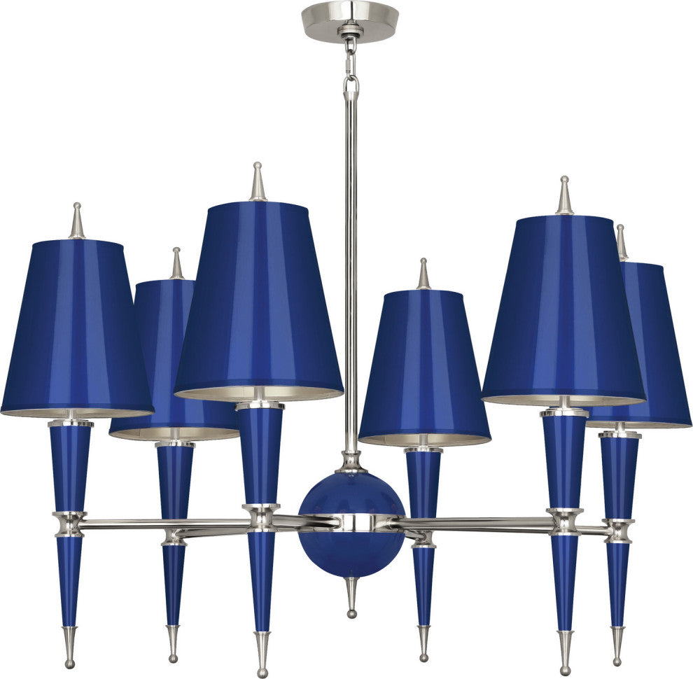 Robert Abbey-RA-C604-Six Light Chandelier, Jonathan Adler Versailles