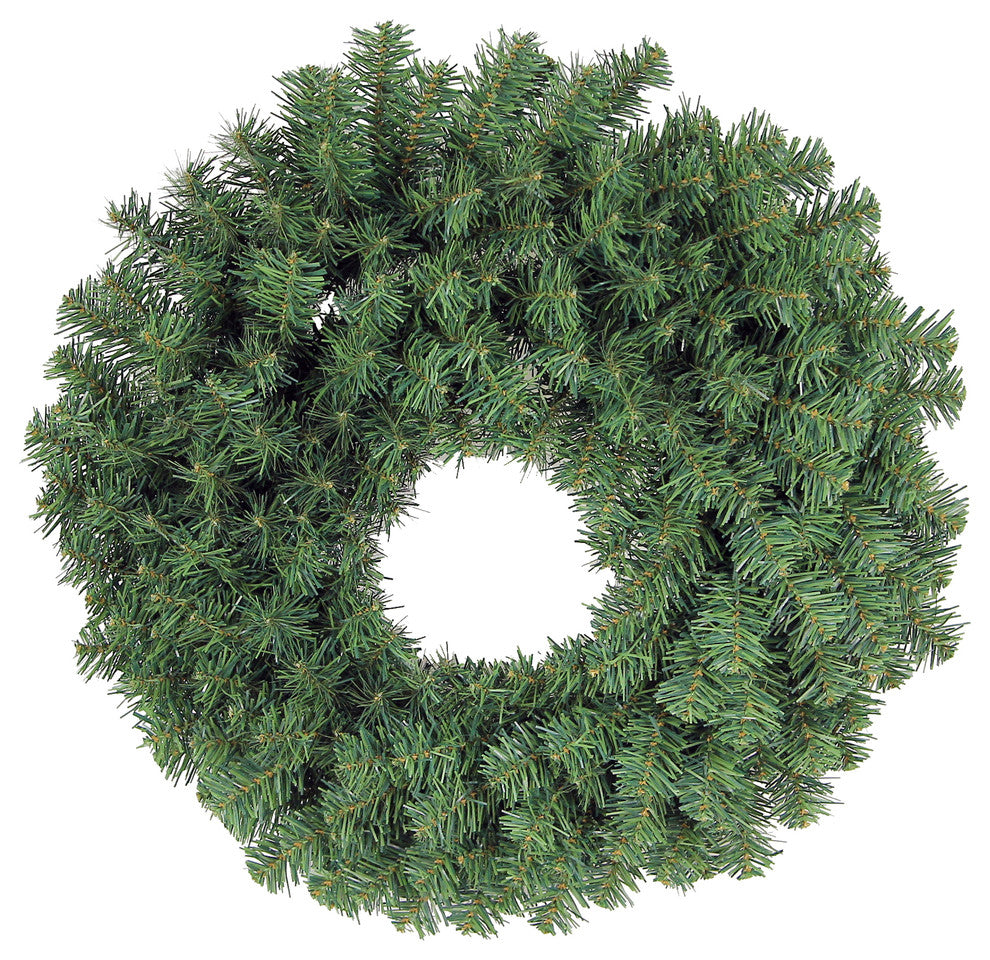 200 Tips Christmas Pine 24" Wreath