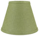 Hardback Faux Silk Coolie Lamp Shade, 5x9x7", Cream, Khaki Green Burlap, Single