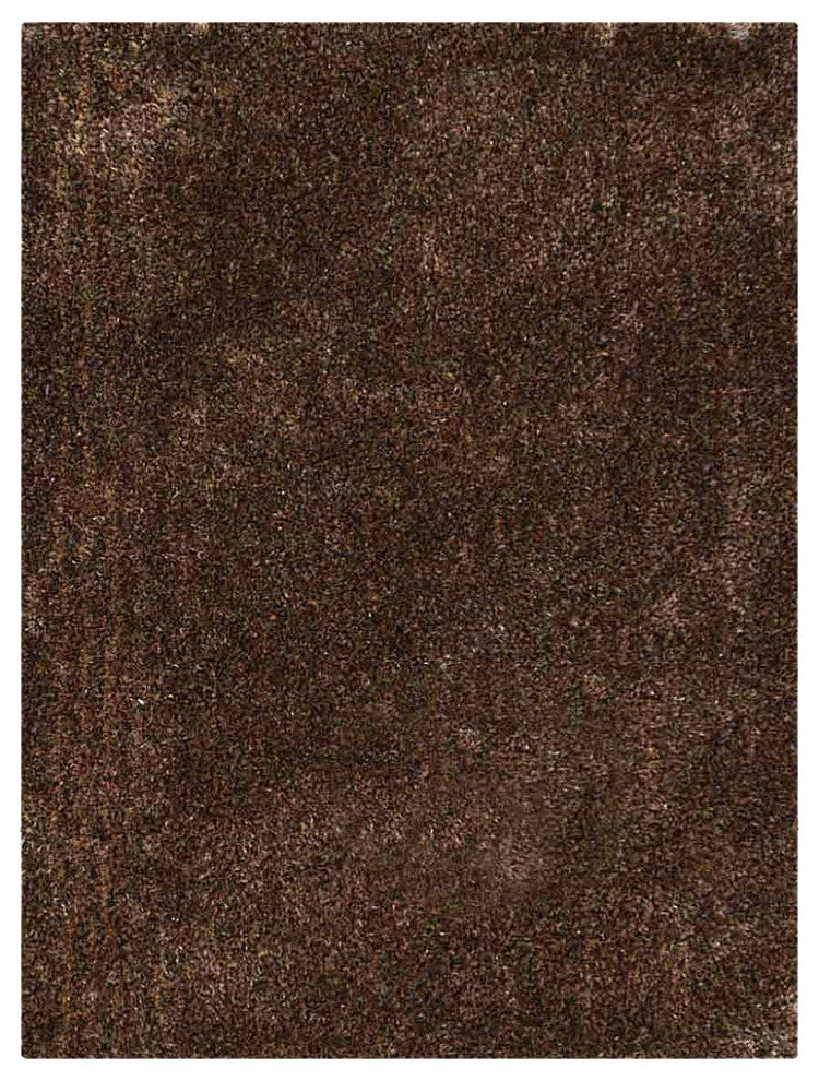 HAND TUFTED SHAG POLYESTER ECO-FRIENDLY AREA RUGS, Beige Gray Color, Solid