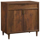 Sauder Clifford Place Engineered Wood Storage Cabinet in Grand Walnut