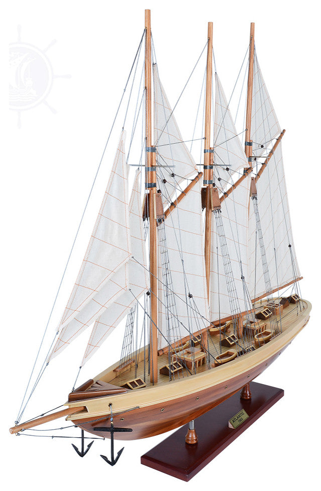 Atlantic Yacht Wooden model sailing boat