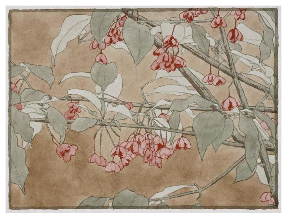 "Burning Bush" Digital Paper Print by Hannah Borger Overbeck, 18"x14"