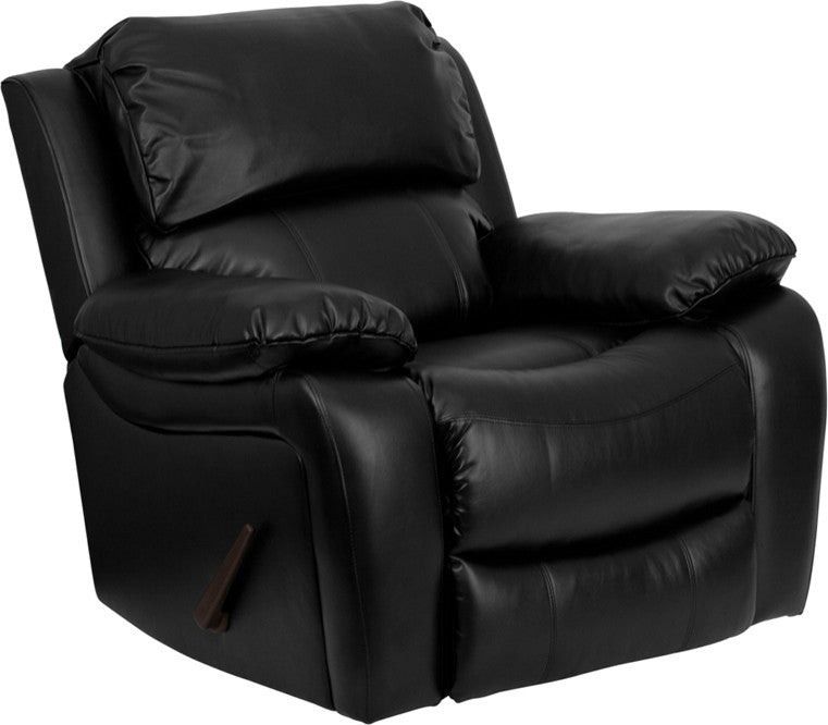 Black Bonded Leather Recliner MEN-DA3439-91-BK-GG