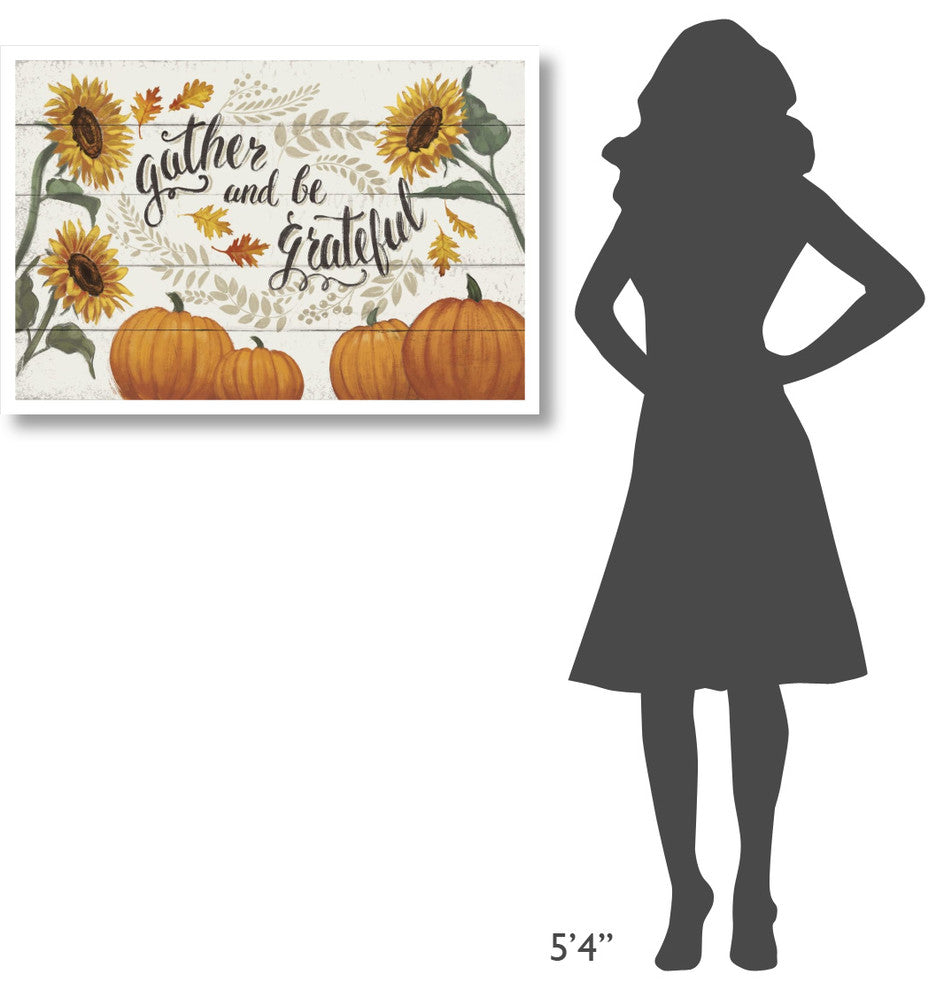 "Harvest Delight V on White" Digital Paper Print by Janelle Penner, 38"x26"
