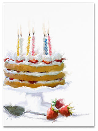 The Macneil Studio 'Birthday Cake' Canvas Art, 32"x24"