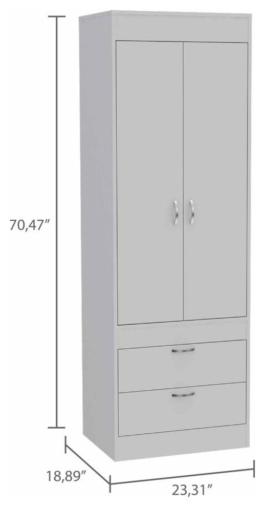 Alabama Armoire, White