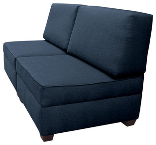 Duobed Storage Sofa Bed, 36"x72", Deep Ocean