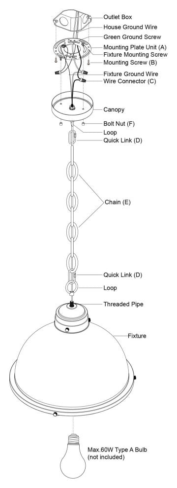 Vaxcel Lighting P0368 Sheffield 15"W Wood Pendant - New Bronze / Distressed Ash