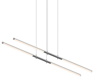 Sonneman 2801 Tik-Tak 47-1/2"W LED Linear Chandelier - Polished Chrome