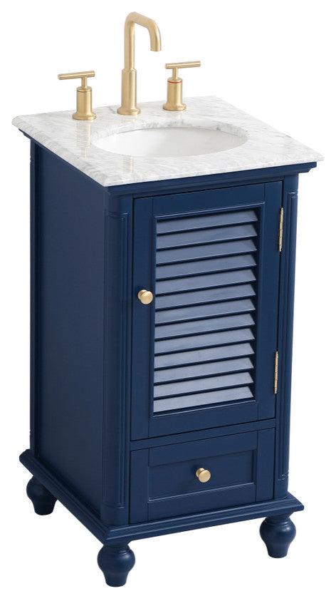 Home Living 19" Single Bathroom Vanity, Blue