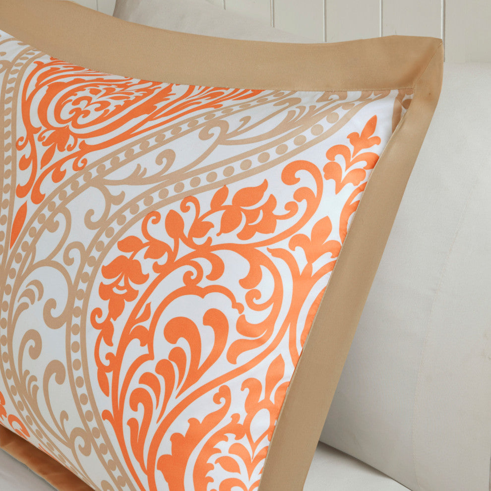 Intelligent Design Peach Skin Printed Comforter Set, Twin/Twin Xl