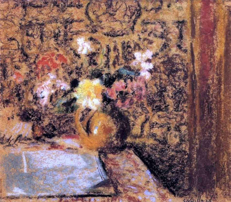 Edouard Vuillard Still Life With Flowers, 20"x25" Wall Decal