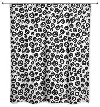 Pumpkin Pattern 71x74 Shower Curtain